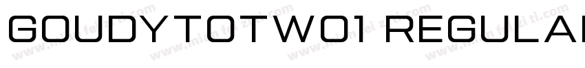GoudyTOTW01 Regular Regular字体转换